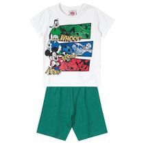 Conjunto manga curta mickey disney ref:25273 1/3