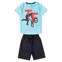 Conjunto Manga Curta Tony Fun Masculino Bike 22397