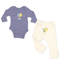 Conjunto Manga Longa Abelhinha Aventureira