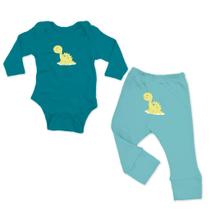 Conjunto Manga Longa Baby Dino