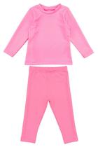Conjunto Manga Longa e legging Canelado Comfy Rosa Conjunto Manga Longa e legging Canelado Comfy Rosa