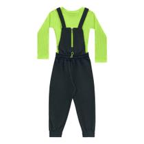 Conjunto Manga Longa e Macacão Primeiros Passos-Playground