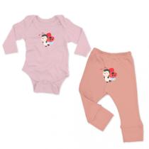 Conjunto manga longa joaninha feliz - Bebê Dorminhoco