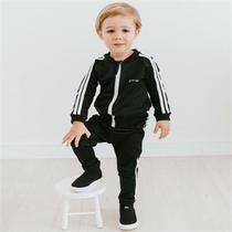 conjunto manga longa termico ultramicro basics preto 9 meses