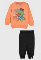 Conjunto Manga Longa Zig Zig Zaa Infantil Dinossauro