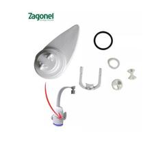 Conjunto manipulo matizado branco torneira prima zagonel original