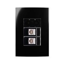 Conjunto Margirius 4x2 2 RJ45 + Tomada 10A Sleek Conjunto Margirius 4x2 2 RJ45 + Tomada 10A Sleek