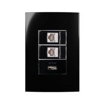 Conjunto Margirius 4x2 2 RJ45 + Usb 2A Sleek Conjunto Margirius 4x2 2 RJ45 + Usb 2A Sleek