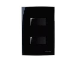 Conjunto Margirius 4x2 Interruptor Duplo Simples 10A Sleek