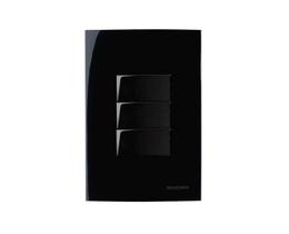 Conjunto Margirius 4x2 Interruptor Triplo Paralelo 10A Sleek