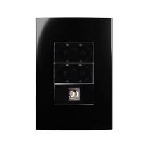 Conjunto Margirius 4x2 RJ11 + 2 Tomada 20A Sleek Conjunto Margirius 4x2 RJ11 + 2 Tomada 20A Sleek