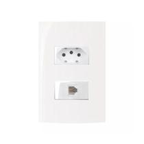 Conjunto Margirius 4x2 RJ11 + Tomada 10A Sleek