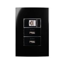 Conjunto Margirius 4x2 RJ45 + 2 Usb 2A Sleek