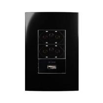 Conjunto Margirius 4x2 Tomada 10A + 20A + Usb 2A Sleek Conjunto Margirius 4x2 Tomada 10A + 20A + Usb 2A Sleek