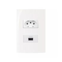 Conjunto Margirius 4x2 Tomada 20A + Usb 2A Sleek