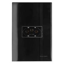 Conjunto Margirius 4x2 Tomada 2P+T 20A Sleek Conjunto Margirius 4x2 Tomada 2P+T 20A Sleek