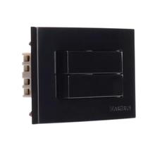 Conjunto Margirius Interruptor Duplo Paralelo para Móvel 65x45mm Sleek