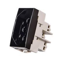 Conjunto Margirius Sleek Módulo Tomada 20A PA016820 Ebony/Preto 675610