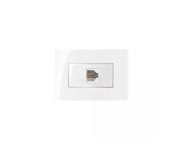 Conjunto Margirius Tomada Rede RJ11 P/Móvel 65x45mm Sleek Conjunto Margirius Tomada Rede RJ11 P/Móvel 65x45mm Sleek