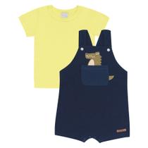 Conjunto Marinho Bebê Pulla Bulla Menino - 53262-58 Conjunto Marinho Bebê Pulla Bulla Menino - 53262-58