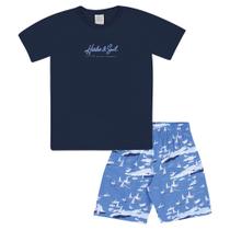 Conjunto Marinho Infantil Pulla Bulla Menino - 53475-58 Conjunto Marinho Infantil Pulla Bulla Menino - 53475-58