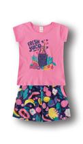 Conjunto Marisol Play Menina Frutas Rosa