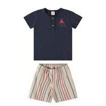 Conjunto marlan menino bordado marinheiro Conjunto marlan menino bordado marinheiro