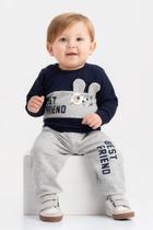 Conjunto Masc P-M-G casaco moletom best friend e calça moletom