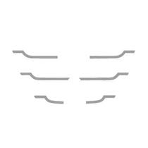 Conjunto Máscara Grade Para MB Atego Estreita Espelhada Conjunto Máscara Grade Para MB Atego Estreita Espelhada