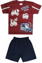 Conjunto Masculino Bebê Camiseta C/ Bermuda Trick Nick