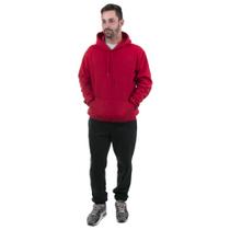 Conjunto Masculino Calça Preta e Blusa Moletom cor Vermelho