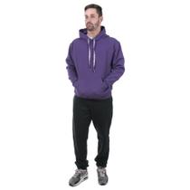 Conjunto Masculino Calça Preta e Blusa Moletom cor Violeta Conjunto Masculino Calça Preta e Blusa Moletom cor Violeta