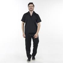 Conjunto Masculino Camisa Gola Italiana Limpeza Produção