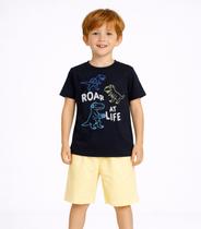 Conjunto Masculino Camiseta E Bermuda Select Amarelo