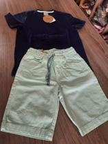 Conjunto masculino carinhoso. Tamanho 6