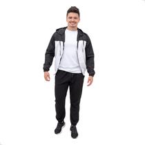 Conjunto Masculino Corta Vento TechMalhas com Ziper para trabalho