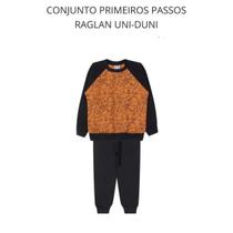 Conjunto masculino de moletom flanelado - roupa infantil