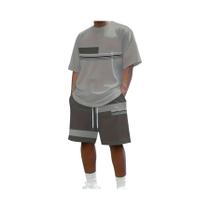 Conjunto Masculino De Verão 2025: Roupa Casual Respirável E Moderna Com Estampa 3D Para Uso Externo