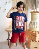 Conjunto masculino infantil de malhar tamanho 4 anos