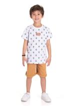 Conjunto Masculino Infantil Juvenil Camiseta e Bermuda Verão 7532 Conjunto Masculino Infantil Juvenil Camiseta e Bermuda Verão 7532