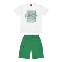 Conjunto - masculino - infantil - tamanho 4 ao 8 1000625 - kyly