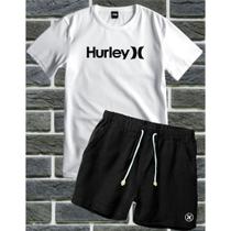 Conjunto Masculino kit Camiseta Algodão Premium e Bermuda em Tectel Estampa HLW Kit Short e Camisa H Conjunto Masculino kit Camiseta Algodão Premium e Bermuda em Tectel Estampa HLW Kit Short e Camisa H