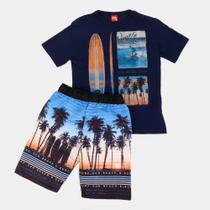Conjunto masculino praiano infantil