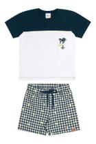 Conjunto masculino shorte em cotton coleção verao 2024 Conjunto masculino shorte em cotton coleção verao 2024