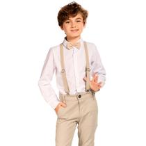 Conjunto Masculino Social de Menino Infantil Noivinho Casamento