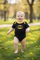 Conjunto masculino tematico infantil body calça tema batman