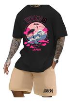 Conjunto Masculino Tokyo Men Luken Bermuda Masculina Moletom