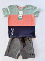 Conjunto Masculino Verão Blusa Colorida e Bermuda Infantil Roupa De Menino- 2 Anos - Colorittá Conjunto Masculino Verão Blusa Colorida e Bermuda Infantil Roupa De Menino- 2 Anos - Colorittá