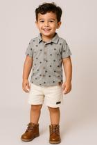 Conjunto Masculino Verão Camisa Folhagem e Bermuda Infantil Roupa De Menino 3 Anos Colorittá Conjunto Masculino Verão Camisa Folhagem e Bermuda Infantil Roupa De Menino 3 Anos Colorittá