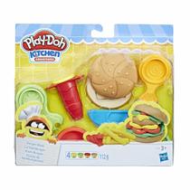 Conjunto Massa de Modelar - Play-Doh Kitchen - Hambúrgueres Divertidos - Hasbro